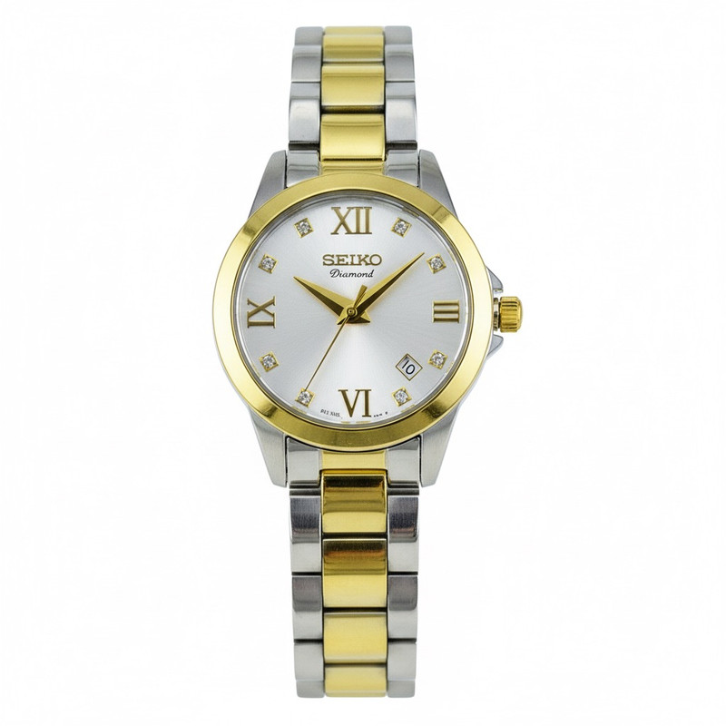 ساعت مچی عقربه‌ای کوارتز زنانه مدل Diamond